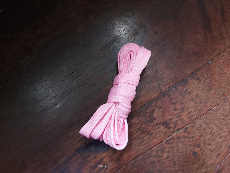 dây giày sneaker màu hồng