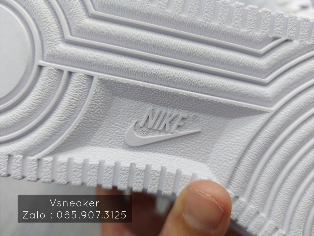 outsole air force 1 low all white
